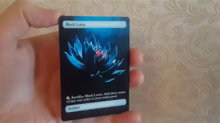 Black Lotus Full Art with Custom picture 2