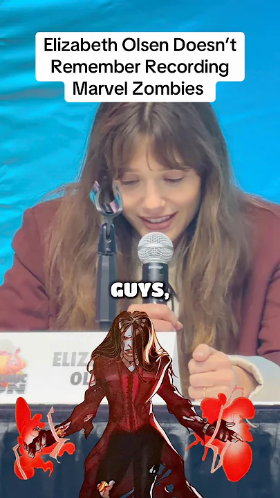 Elizabeth Olsen Doesn’t Remember Recording Marvel Zombies #shorts