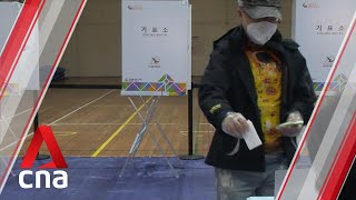 South Korea sees record election turnout amid COVID-19 pandemic