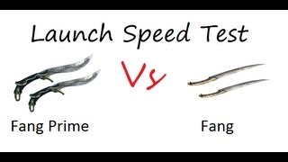 Fang vs Fang prime - Mobility Testing (Melee Launching / Air Melee Spin / Helicoptering)