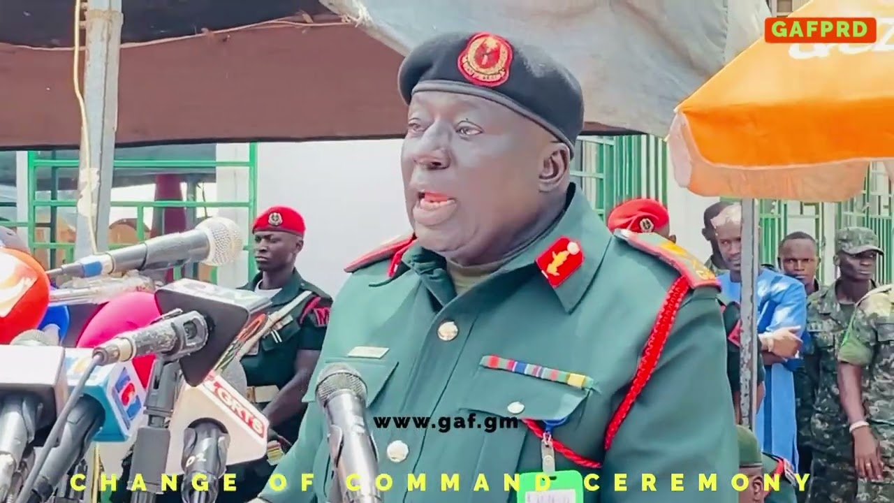 MAJOR GENERAL MAMAT O CHAM BECOMES THE 9TH CDS OF THE GAMBIA ARMED FORCES