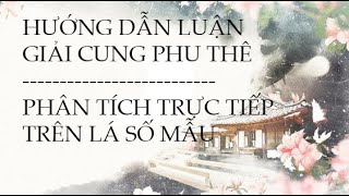 HƯỚNG DẪN LUẬN GIẢI CUNG PHU THÊ | TỬ VI VÀ VẬN MỆNH | THẦY TRÌNH MINH ĐỨC