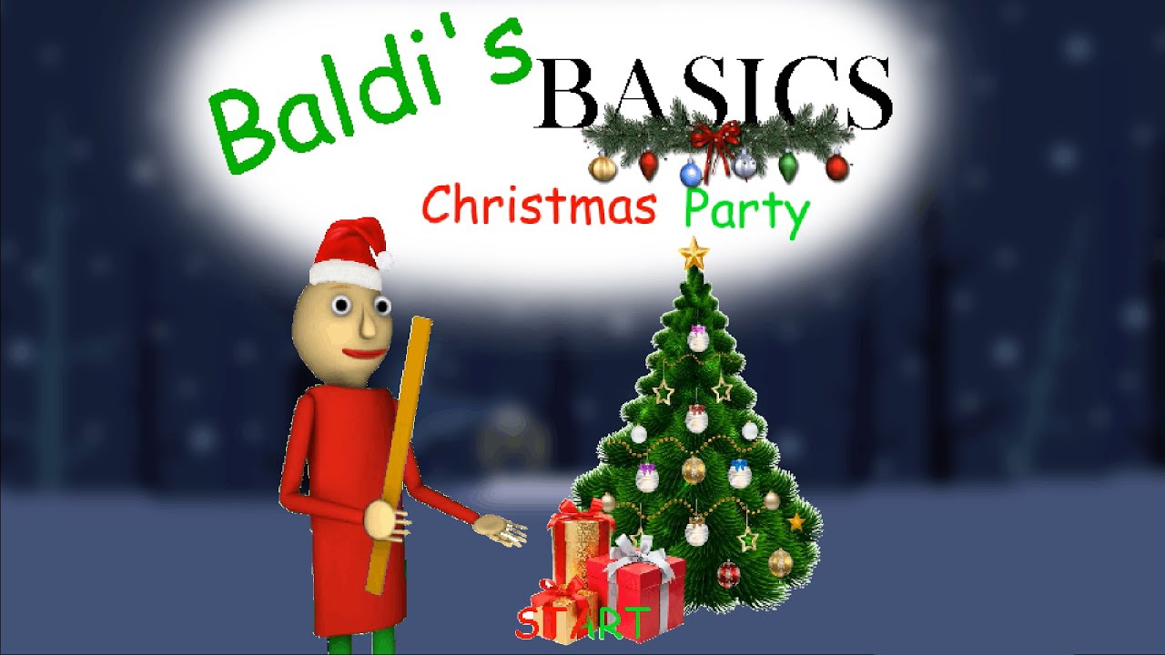 BALDI'S BASICS IN REAL LIFE!! Maikito's Christmas Present 