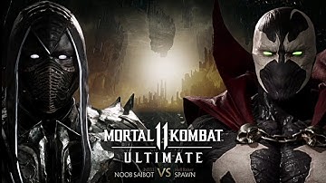 Mortal Kombat 11 Ultimate Gameplay Spawn vs Noob Saibot 4k 60fps