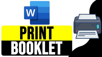 How to PRINT BOOKLET STYLE in Microsoft Word & Adobe Reader 2025 | Booklet Printing Guide