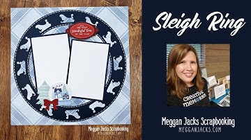 Creative Memories Sleigh Punch Paper Ring for a Scrapbook Page