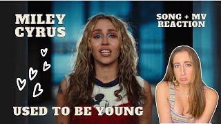 Reacting to Miley Cyrus Used to be Young | Song + MV Reaction #mileycyrus #usedtobeyoung