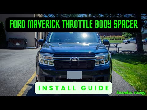 How to Install | Ford Maverick Throttle Body Spacer @BoombaRacing