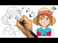 طريقة رسم ريمي 👩| من انمي دروب ريمي || كيف ترسم ريمي انمي خطوة بخطوة للمبتدئين