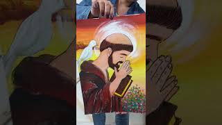 Minha Nova Pintura de São Francisco de Assis!