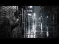 Downtown At Night Caught In A Thunderstorm | Stay Cozy &amp; Listen To Heavy Rain &amp; Distant Thunder