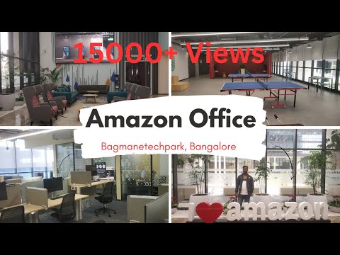 Amazon Bangalore office tour l Bagmane constellation business park l office tour #amazon