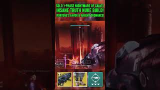 NIGHTMARE OF CAIATL GETS TRUTH NUKED! #destiny2 #gaming
