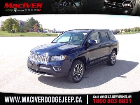 15 Blue Jeep Compass Limited Newmarket Ontario Maciver Dodge Jeep Youtube