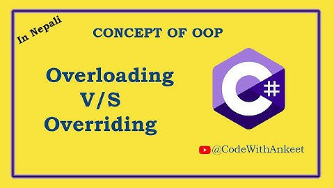 Concept of Polymorphism in Nepali | #csharp #oop #nepali #nepal