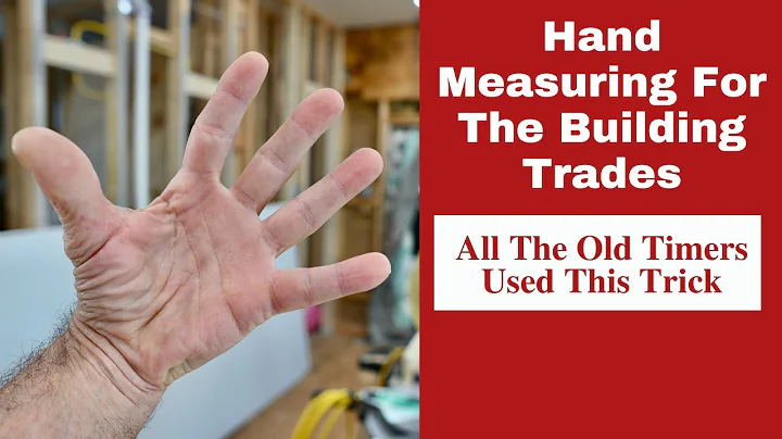 Hand Measuring For The Building Trades - The Old Timers All Used  This Trick