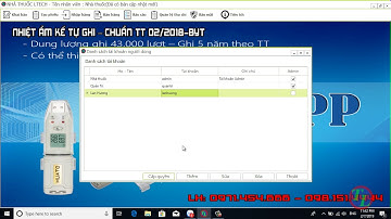 Hướng dẫn tạo tài khoản nhân viên - tài khoản báo cáo lên dược quốc gia - TL GPP
