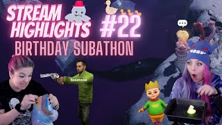 38 DAY BDAY SUBATHON!! || Stream Highlights #22