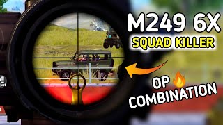 M249 better than Groza ? - G Guruji - solo vs squad Gameplay - Pubg mobile Hindi Gameplay
