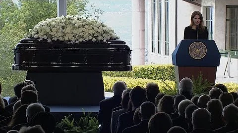 Patti Davis speaks at mom Nancy Reagan's funeral