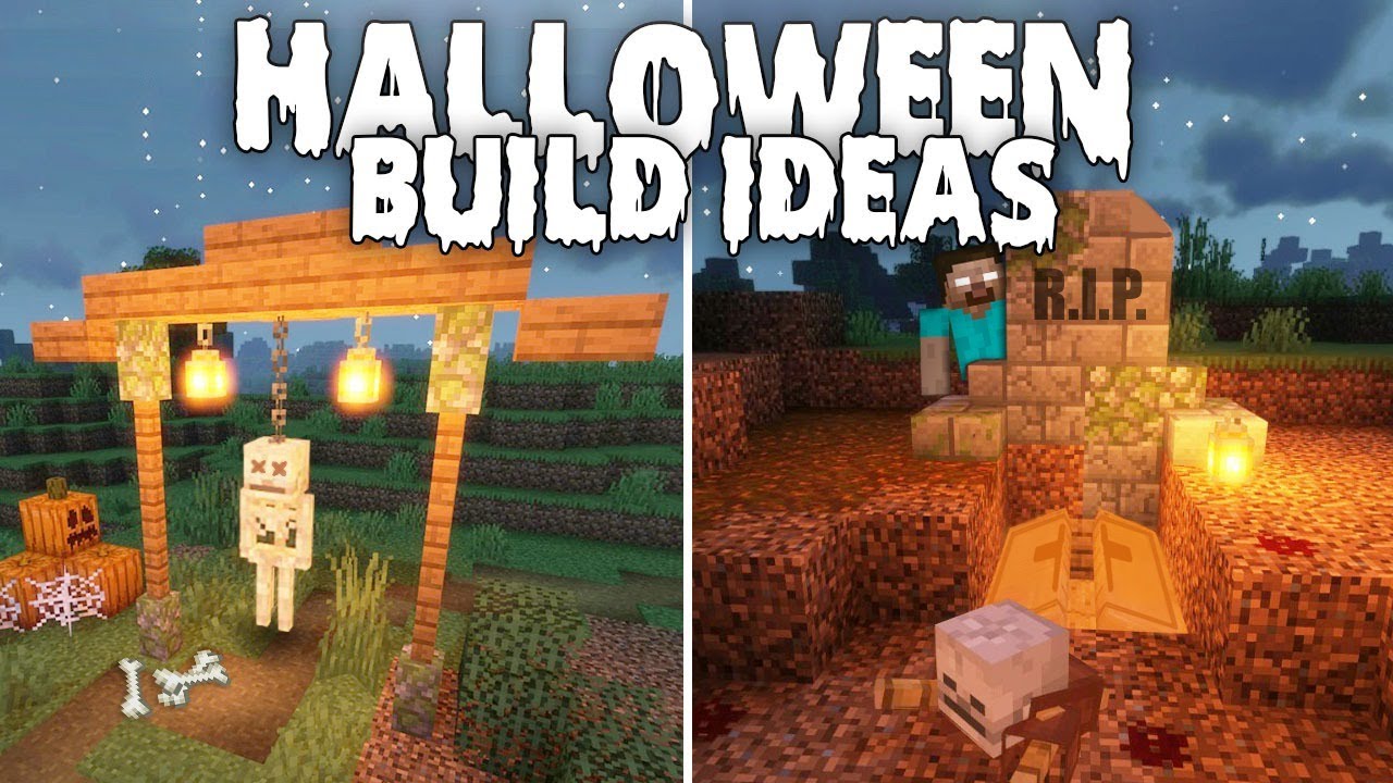  Minecraft  4 Halloween  Decoration Build  Ideas  and Hacks 