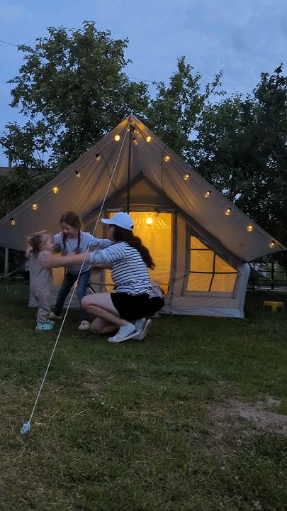 Уютный дом палатка для нашей семьи #country #camping #family #семья # ...