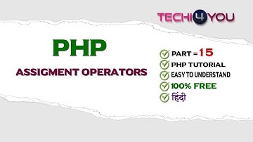 PHP Assignment Operators In Hindi