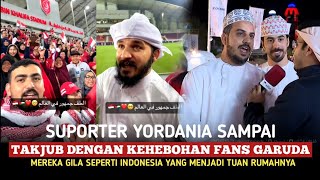 SAKING HEBOHNYA' fans Yordania sebut 'Qatar kalau gaada suporter Indonesia pasti tidak akan rame'