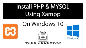How to install PHP 8.2.12, MYSQL with XAMPP on Windows 10 Run your first PHP Program| Complete guide