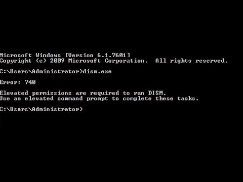 إصلاح خطأ “تتطلب العملية المطلوبة ترقية” – خطأ 740