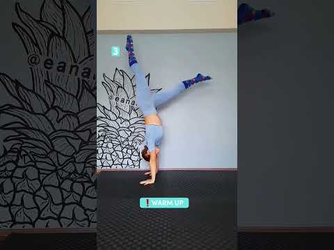 Easy Handstand tutorial 👍 #homeworkout #yoga #tips #tutorial #gymnast #handstand #practice #shorts