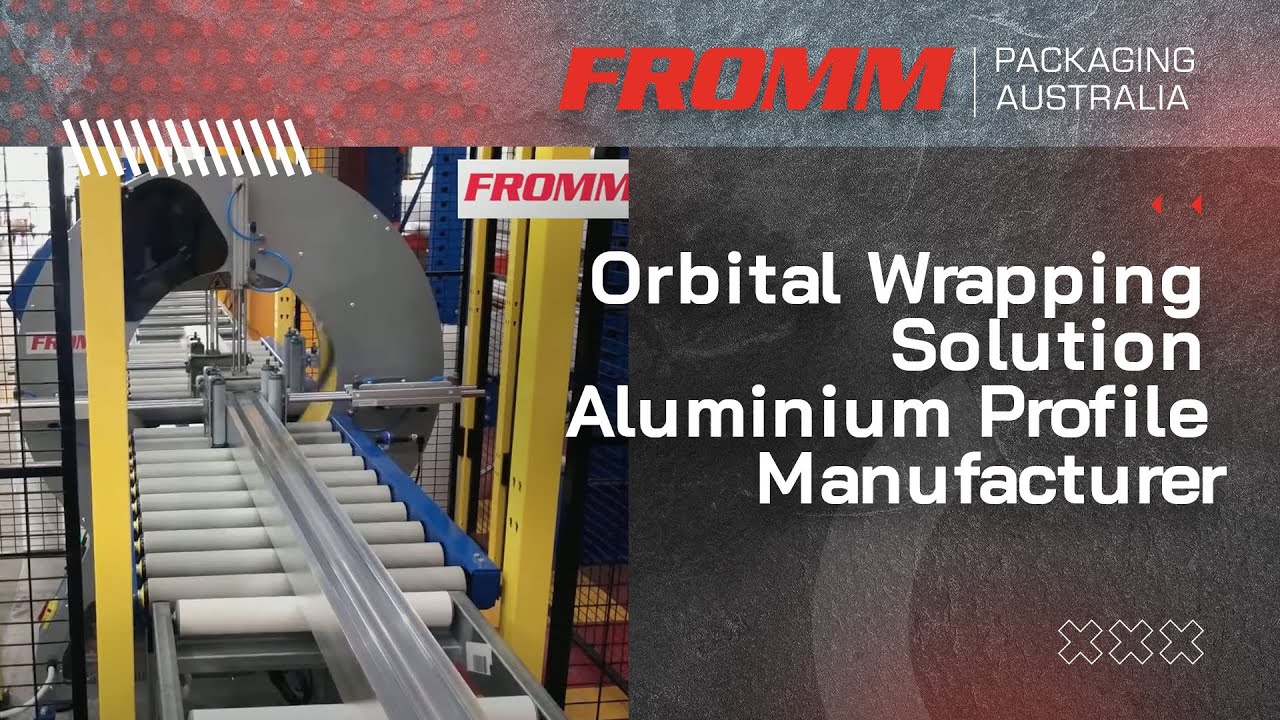 Orbital Wrapping Solution for an Aluminium Profile Manufacturer - YouTube