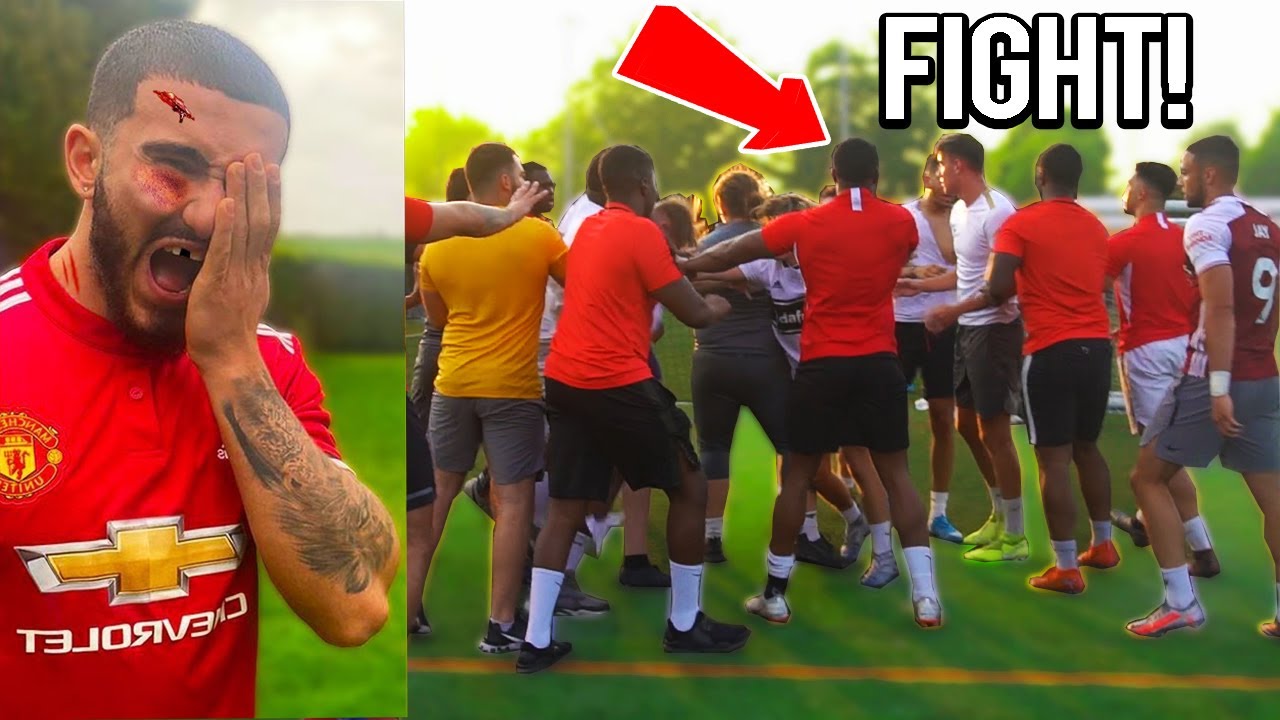 WORLD'S BIGGEST FIGHT AT MY FOOTBALL MATCH..(Bad Injury) YouTube