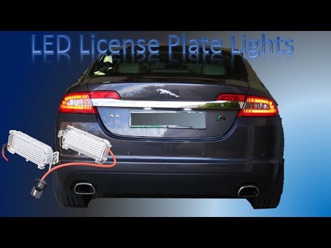 Replace your Jaguar XF license plate lights with sealed LED
