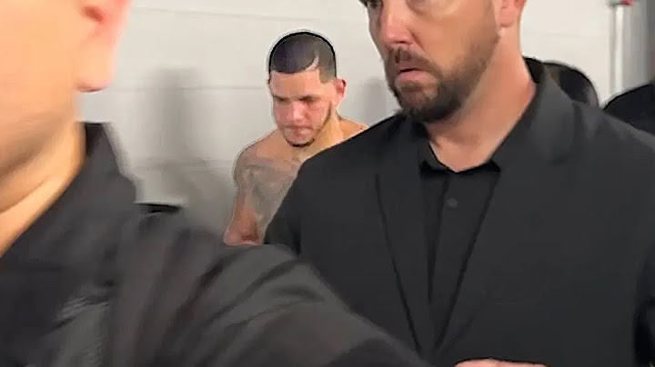 GUTTED Edgar Berlanga immediately after being KO'ed by Sheeraz!