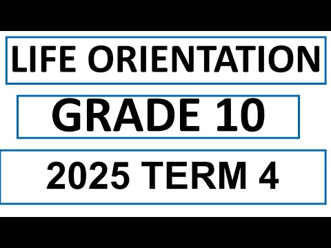 2025 LO TERM 4 GRADE 10 LIFE ORIENTATION TERM 4 GRADE 10 MEMO PREP THUNDEREDUC LO GRADE 10 TERM 4