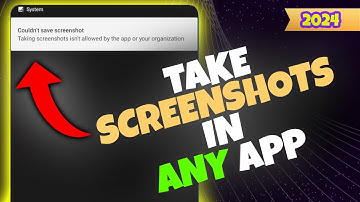 How to Take Screenshots in Restricted Apps 2024✅