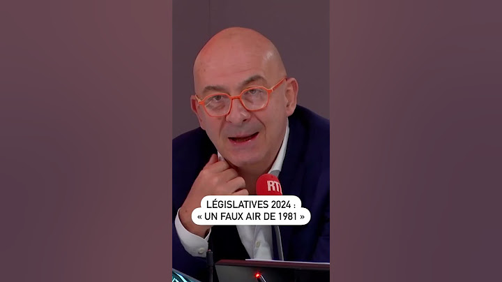 Législatives 2024 : "Un faux air de 1981" pour François Lenglet