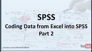 SPSS: How to Code Raw Data into SPSS - Part 2