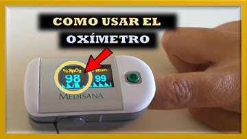 Aprende como usar Oxímetro de dedo VALORES NORMALES