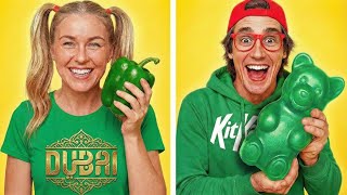 SADECE TEK BİR YİYECEK YİYEREK 24 Saat Geçirmek! Komik Meydan Okuma Yanlış Gitti! 😂