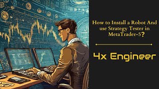 How to Install a Robot And use Strategy Tester in MetaTrader 5 | English Video | 4xEngineer