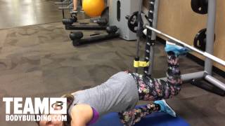 Single Leg Glute Kickback using the Smith Machine
