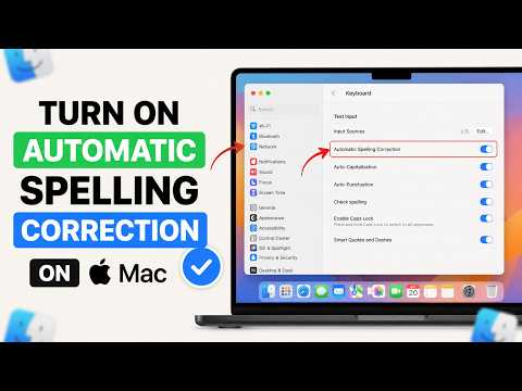 How to Turn On Automatic Spelling Correction on Mac