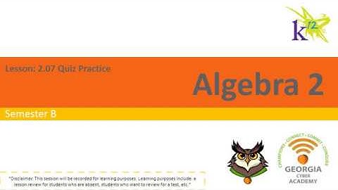 2 07 Quadratic Regression VIDEO