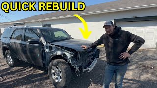 WE WON A WRECKED TOYOTA 4RUNNER QUICK REBUILD