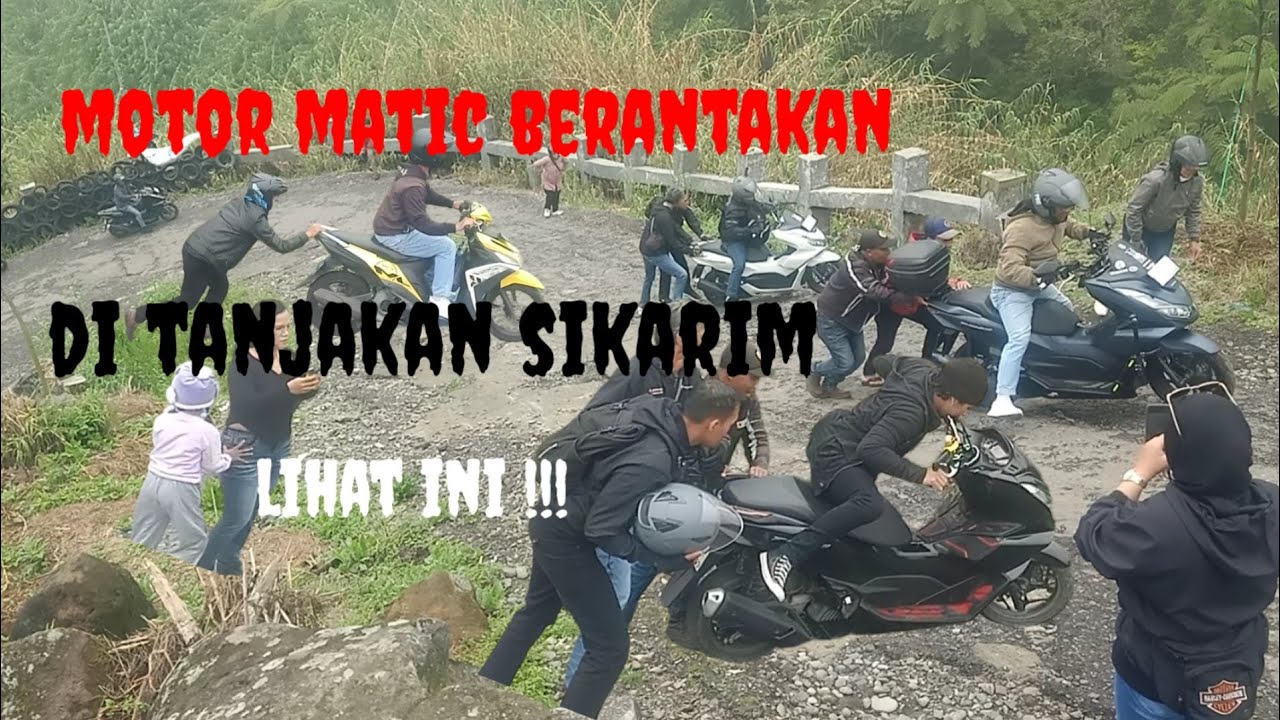 SEMUA MOTOR MATIC GAGAL NANJAK !!! LIHAT INI YANG TERJADI.    #automobile #dieng #fypシ 