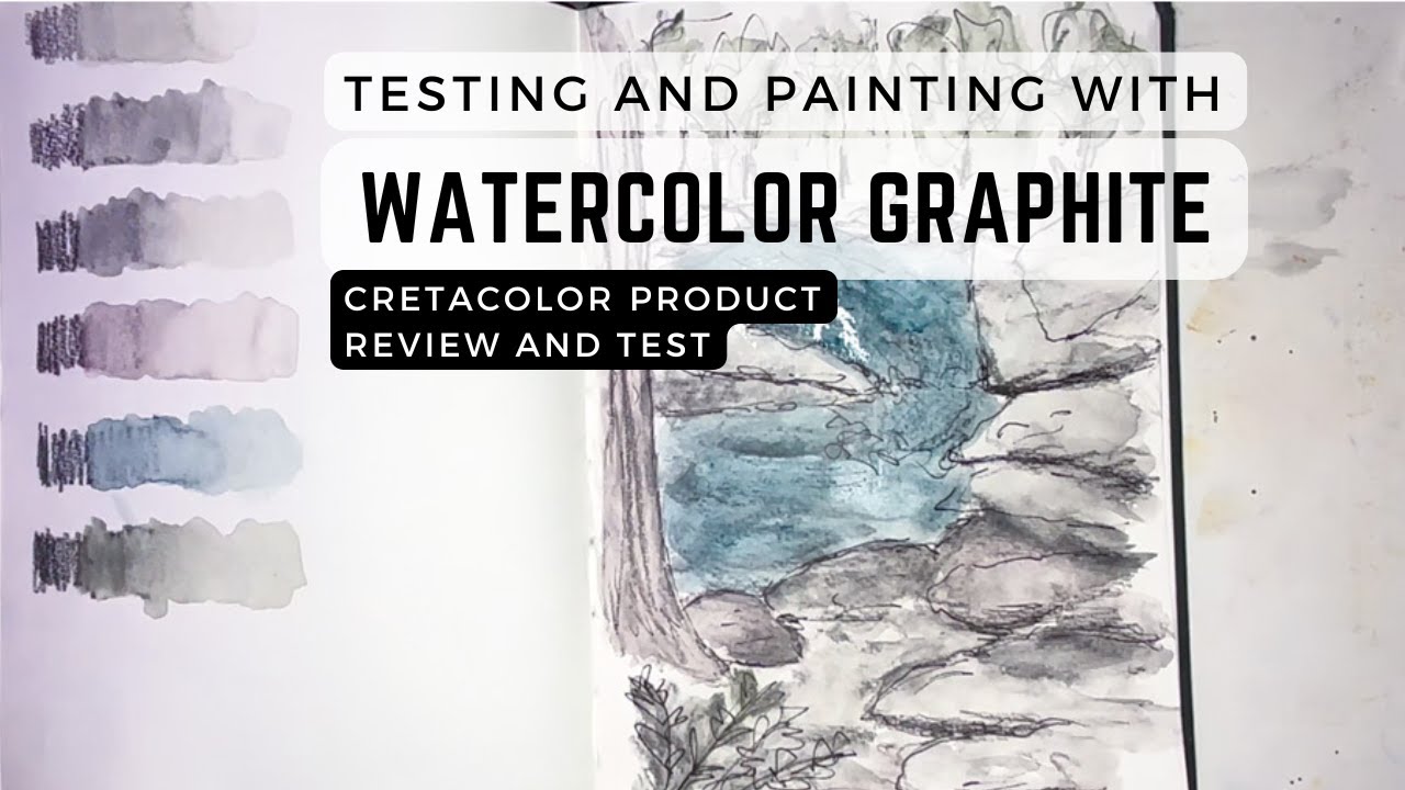 Test and Review Watercolor Graphite Pencils - Cretacolor swatch and ...