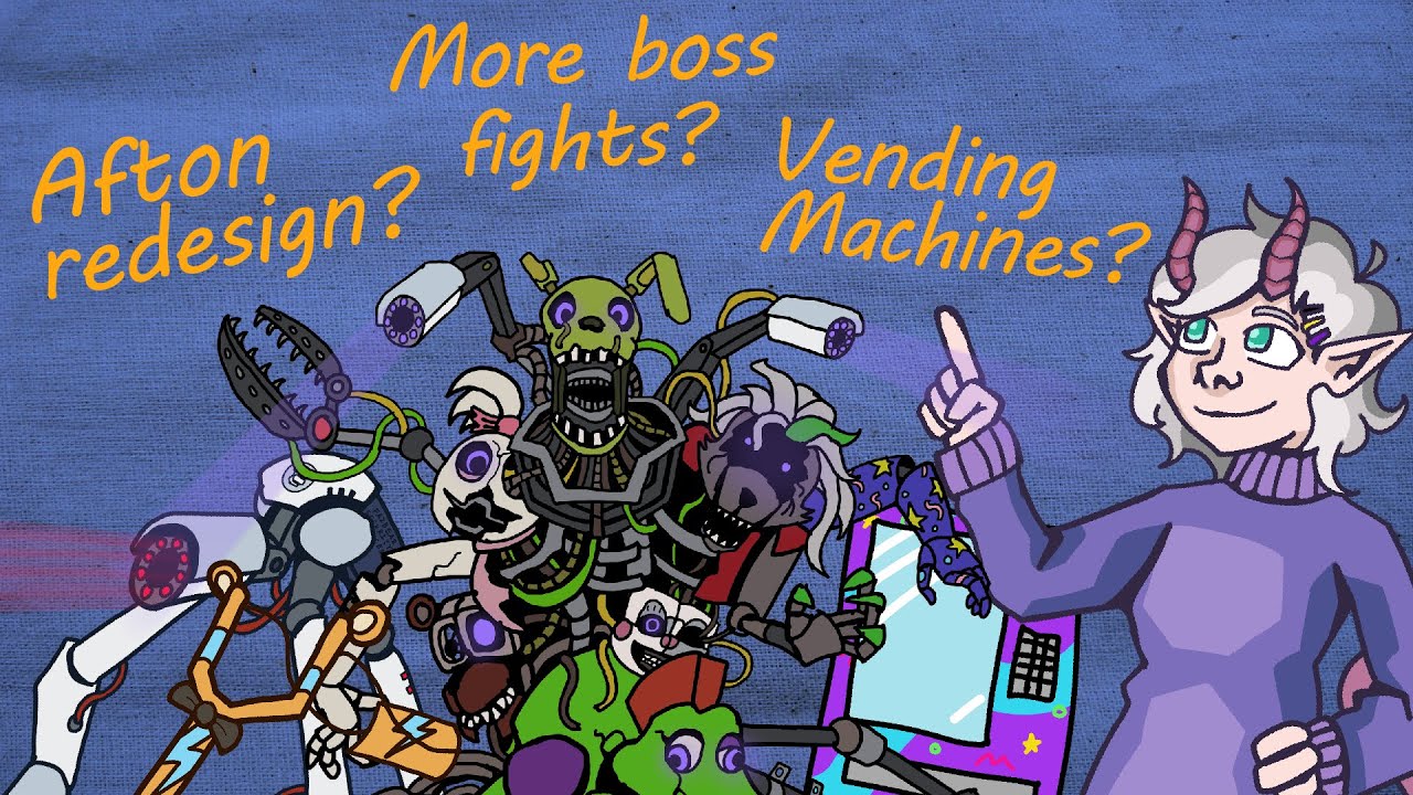 These are my redesigns for the main Glamrock Animatronics for my SB  reimagining, Security Breach: Rebooted : r/fivenightsatfreddys