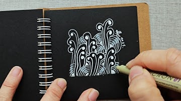 2025 #禪繞基本圖様 day 11 #frunky #佛朗基 #禪繞21天 養成新習慣 Easy Zentangle Patterns for Beginners #zentangle